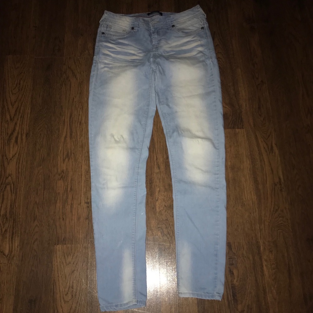 White wash jeans